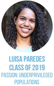 Luisa Paredes, Class of 2019.
