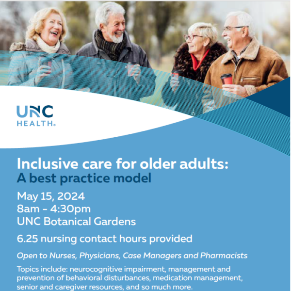 Flyer for the May 15 2024 Geriatrics Conference