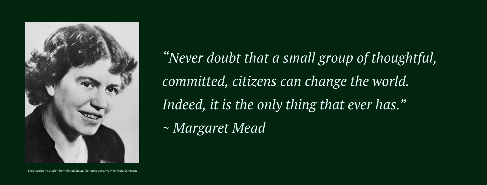 Quote – Margaret Mead