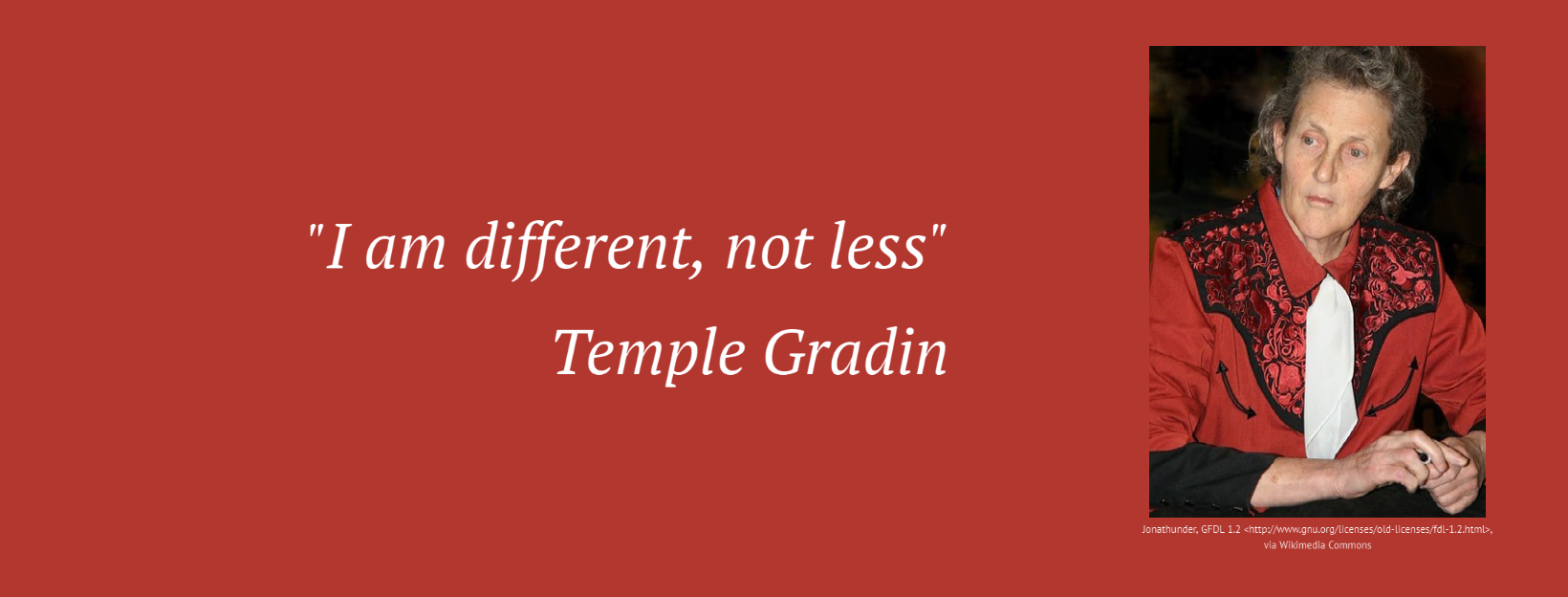 Quote – Temple Grandin