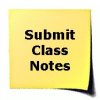 Submit Class Notes
