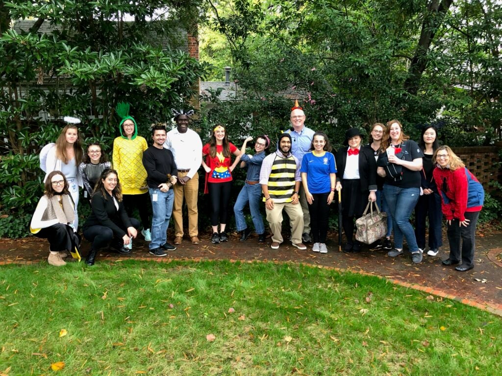 Anesthesiology department Halloween gathering