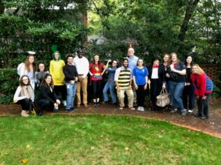 Anesthesiology department Halloween gathering