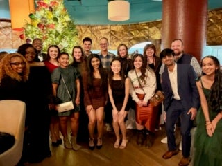Lab Photo at Departmental Holiday Event