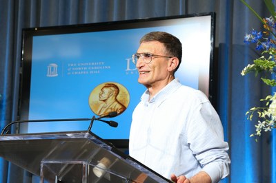 Aziz Sancar, MD, PhD, Nobel Laureate (Photo by Max Englund, UNC School of Medicine)