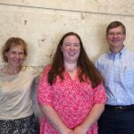 photo Megan Arrington with 2 advisors Aug 14 2019 Chemistry phd