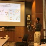 G. Jiang presents at the Faculty roundtable meeting Sept 19 2019