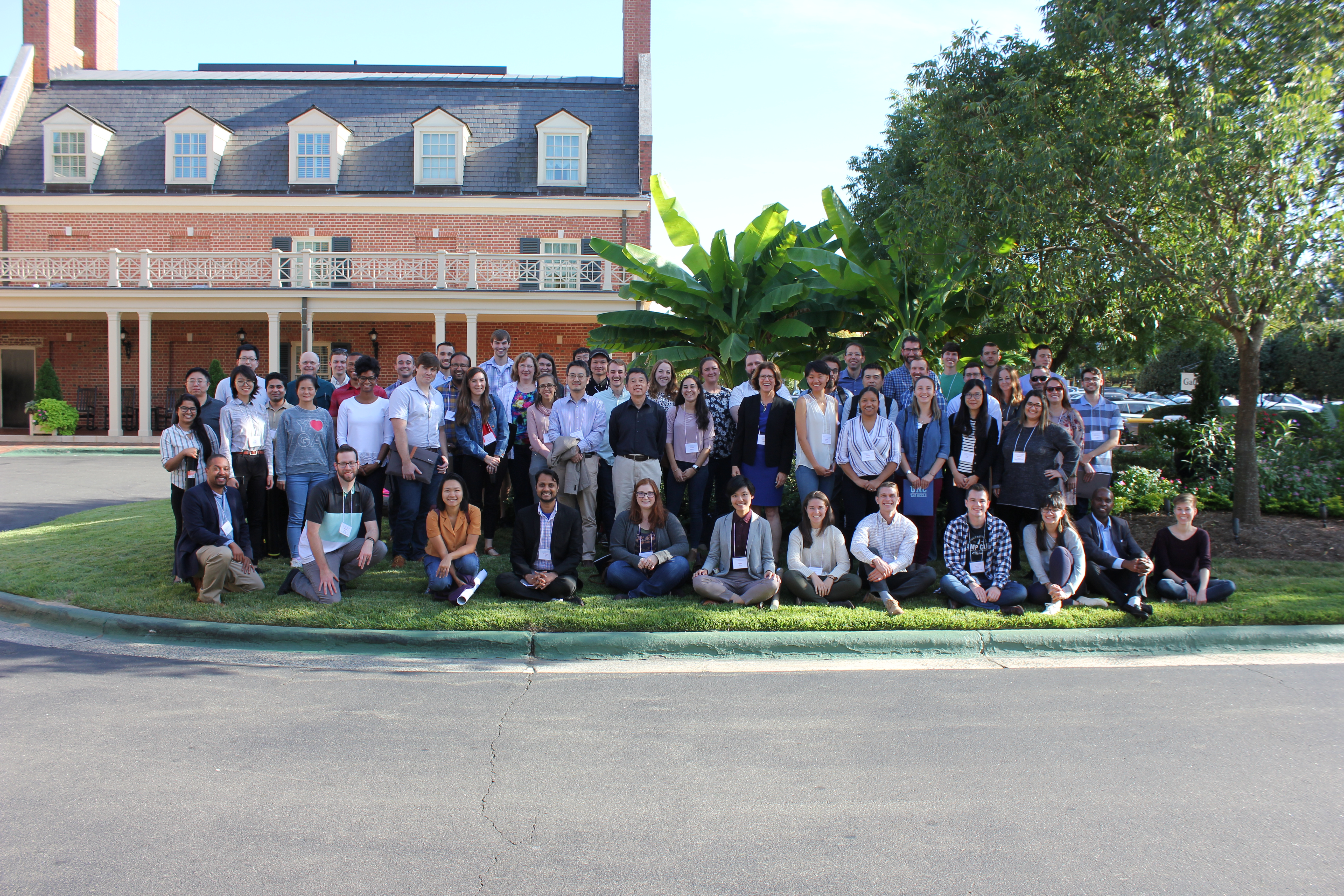 research retreat group photo