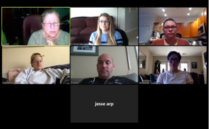 admin meeting over Zoom on April 3 2020
