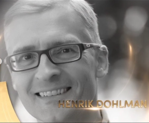 Henrik Dohlman with gold