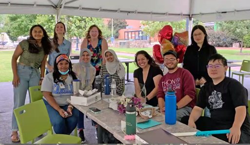 Cook lab celebration for Juanita Limas PhD