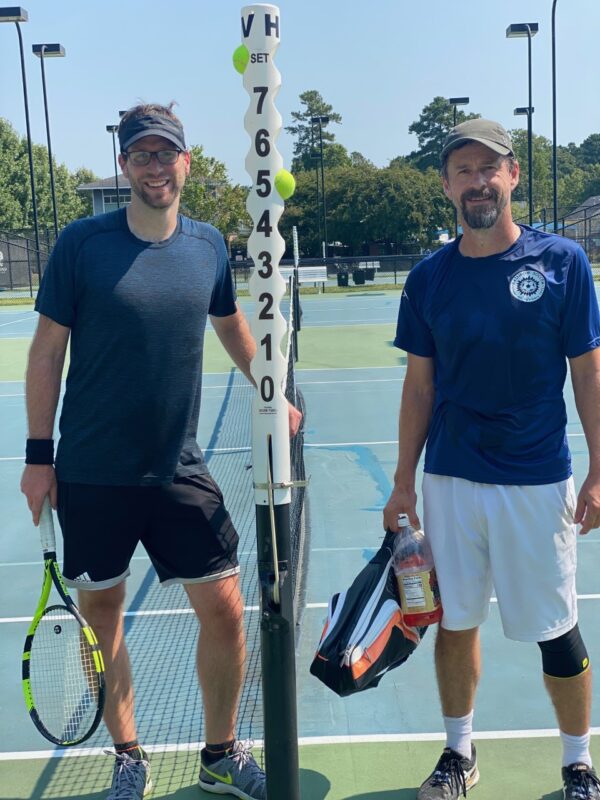 Bergmeier and McGinty played tennis 2021