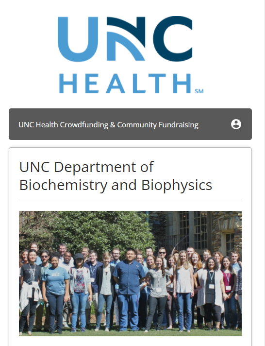 2021 crowd funding image for tarheel tuesday unc health bcbp campaign