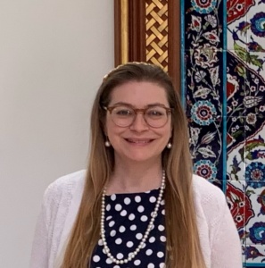 Carolyn M. Clabo background of Turkish tile work at Sancar center