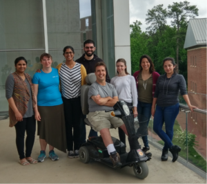 laederach lab photo with diverse trainees