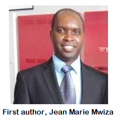 Jean Marie Mwiza first author