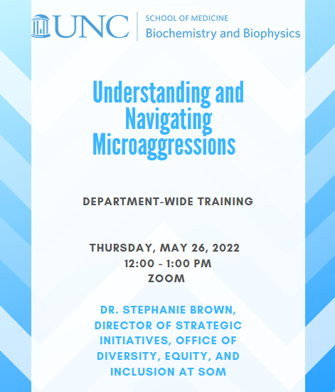 Understanding and Navigating Microaggressions flier