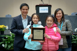 Greg Wang and his family