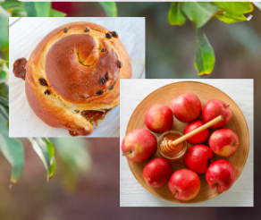 Rosh Hashanah apples honey bread