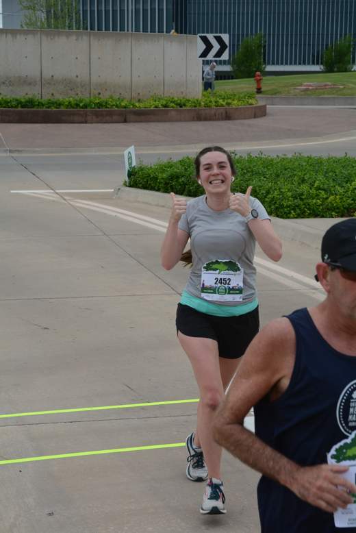 Abby Running the Oklahoma City Marathon