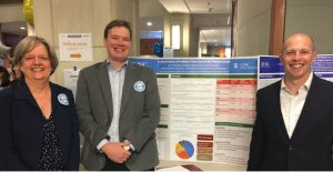 Stein, Willis, and Swartwood with research poster