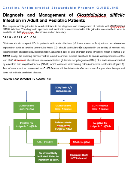 image of CDI guideline first page