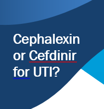 cephalexin or cefinir for UTI?