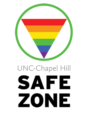 UNC Chapel Hill Safe Zone training logo