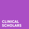 Purple Clinical Scholars block logo