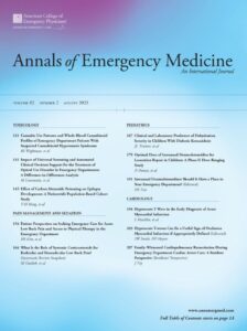 Annals of Emergency Medicine 