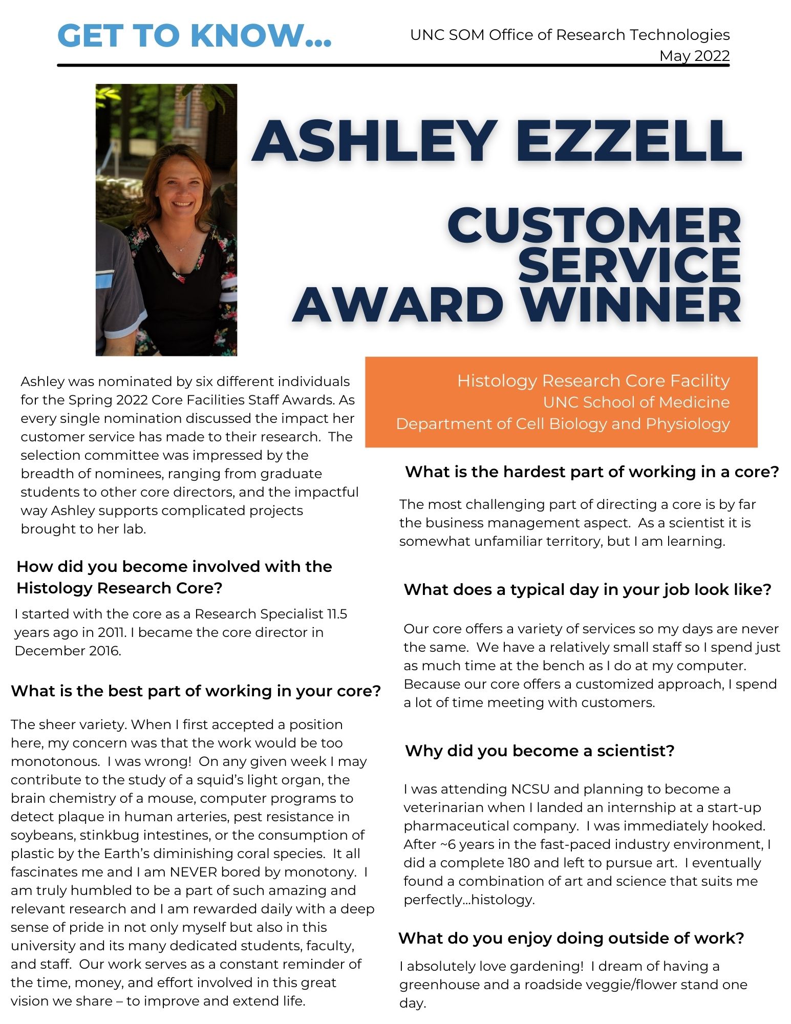 Get to Know Ashley Ezzell