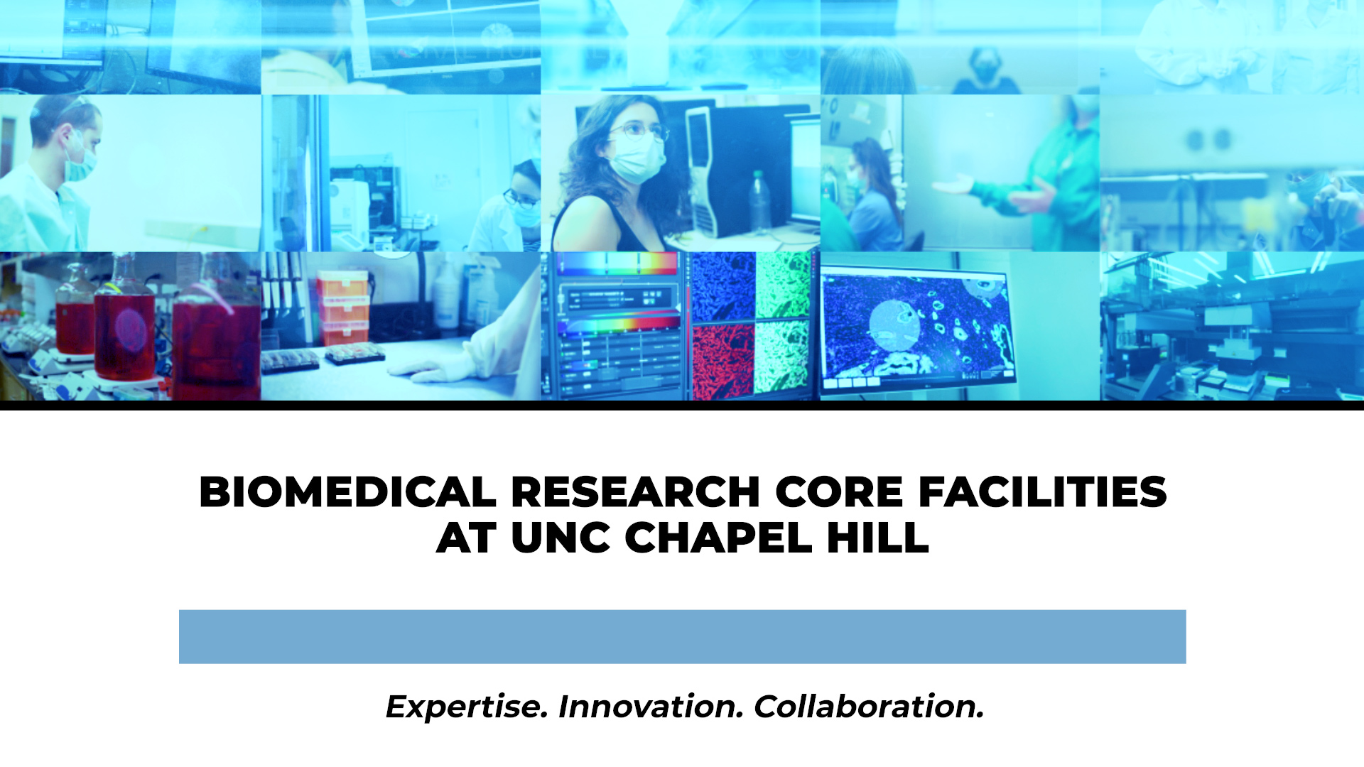 A spotlight video on the biomedical research core facilities at UNC Chapel Hill