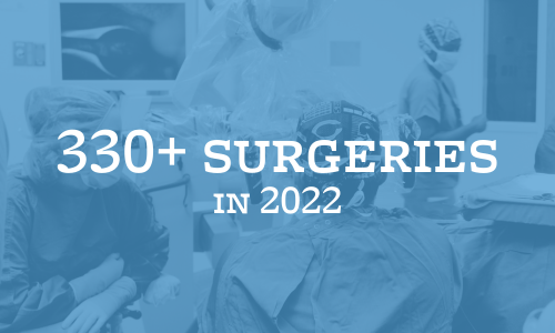 330+ surgeries in 2022