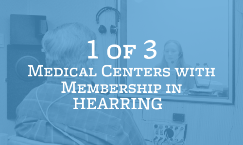 1 of 3 Medical centers with membership in HEARRING