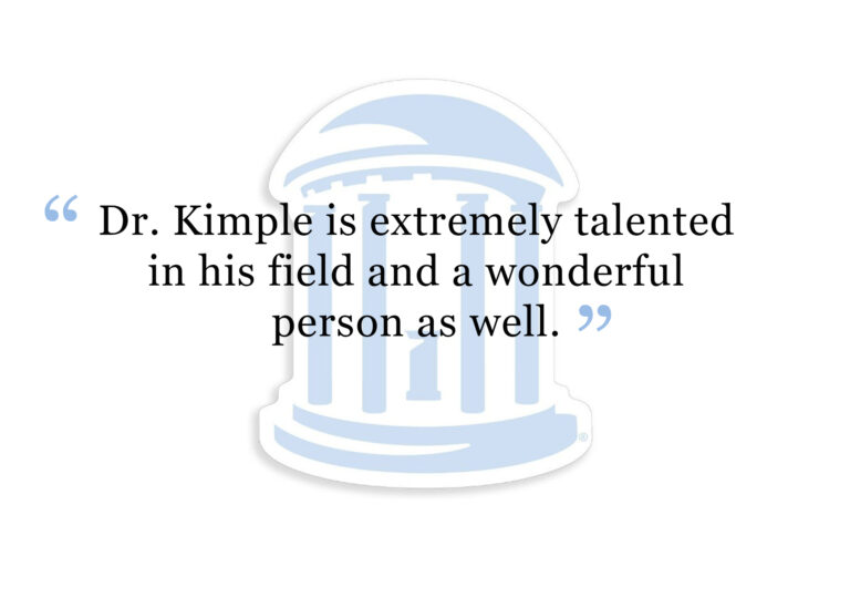 Patient Review: Dr. Kimple is extremely talented in his field and a wonderful person as well.
