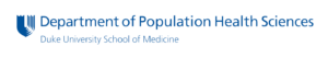 Duke Department of Population Health Sciences Logo
