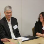 Pictured (L/R): Kevin Fitzgerald, MPA, Tim Daaleman, DO, MPH, and Marni Holder, MSN, RN