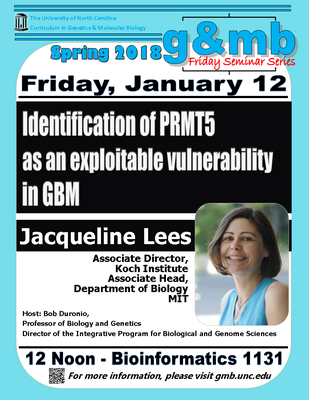 Friday - GMB Spring Seminar Series: Jacqueline Lees | Department of Genetics