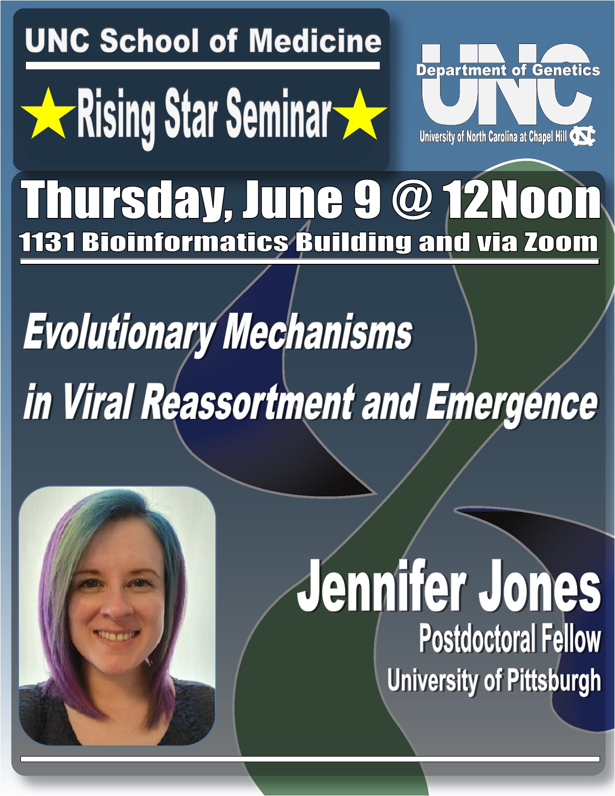 Genetics Rising Star Seminar_22 0609 Jennifer Jones