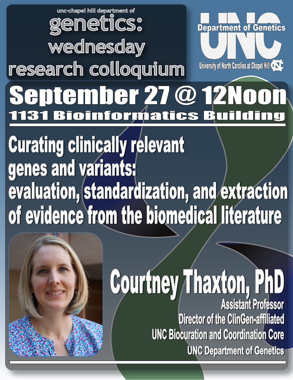 Genetics Colloquium_23 0927 Courtney Thaxton
