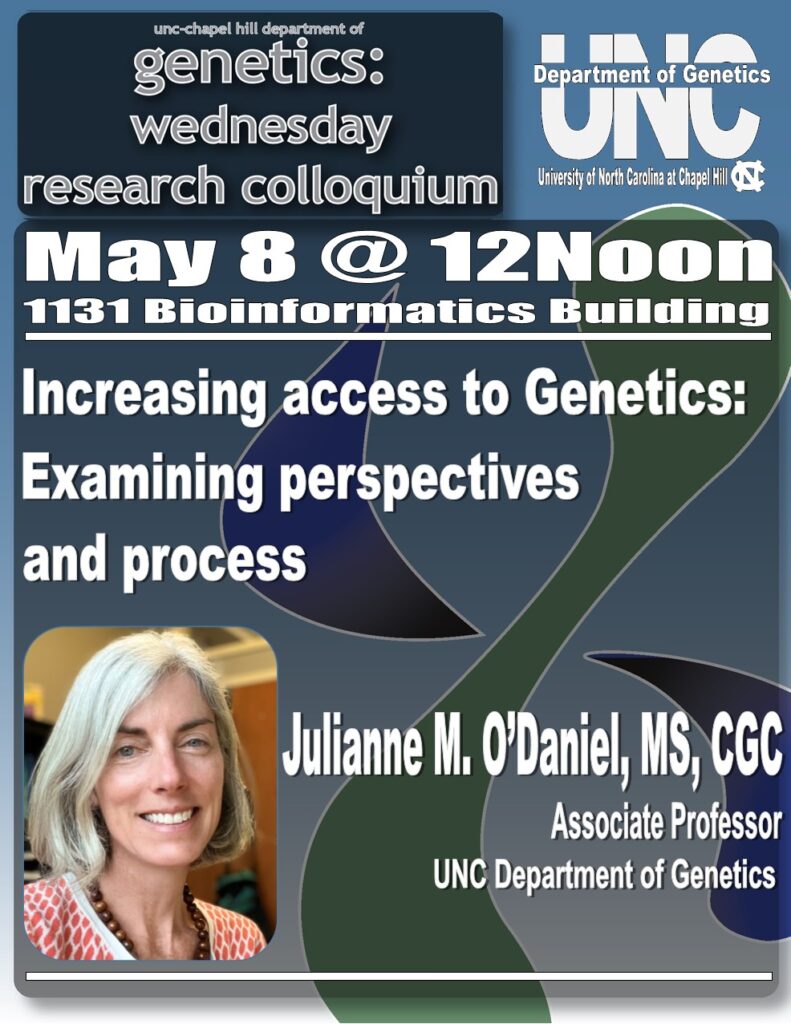 Genetics Colloquium_24 0508 Julianne M ODaniel