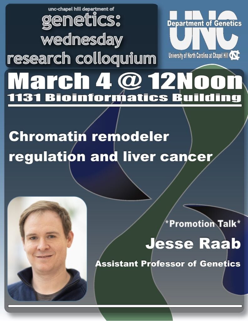 Genetics Colloquium_26 0304 Jesse Raab