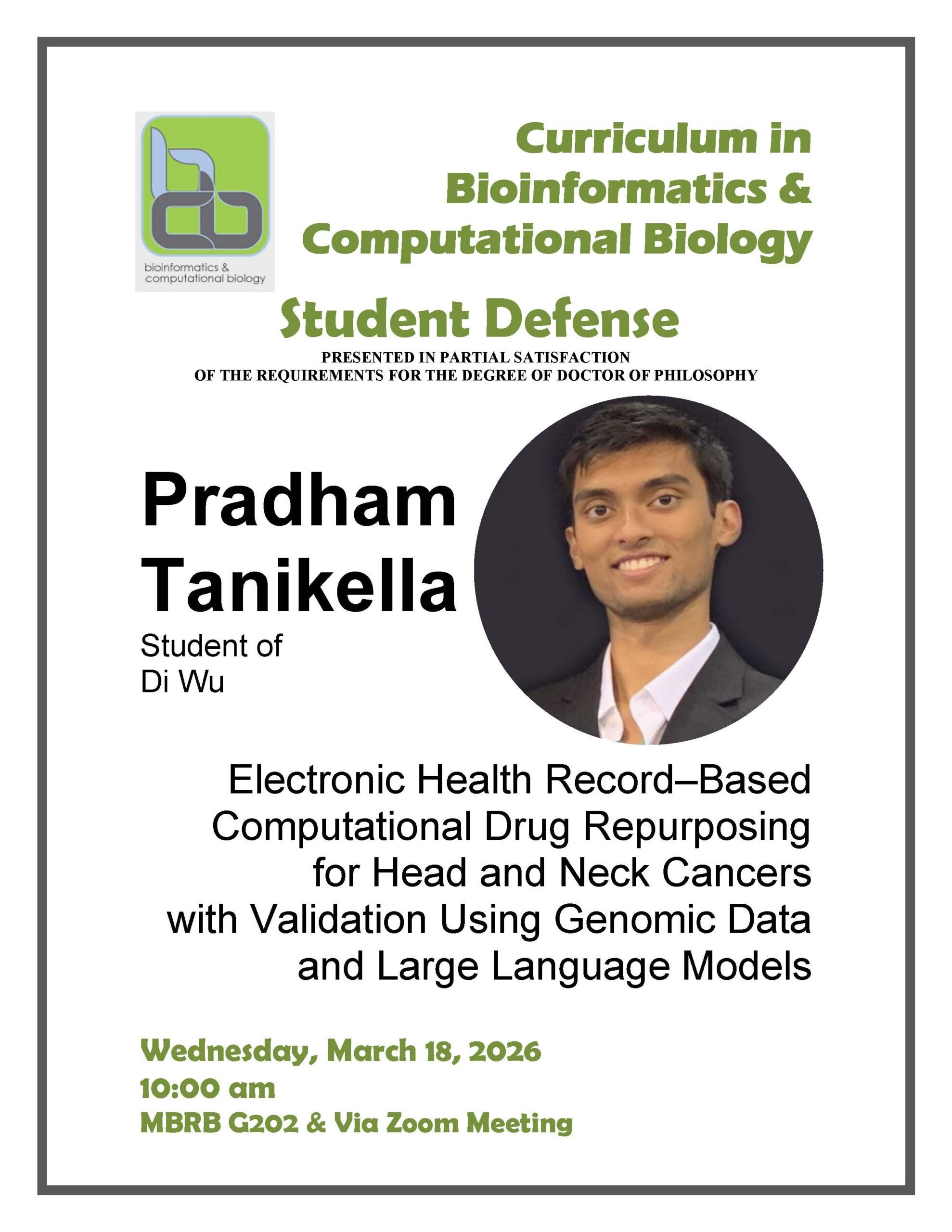 BCB Defense Pradham Tanikella 031826