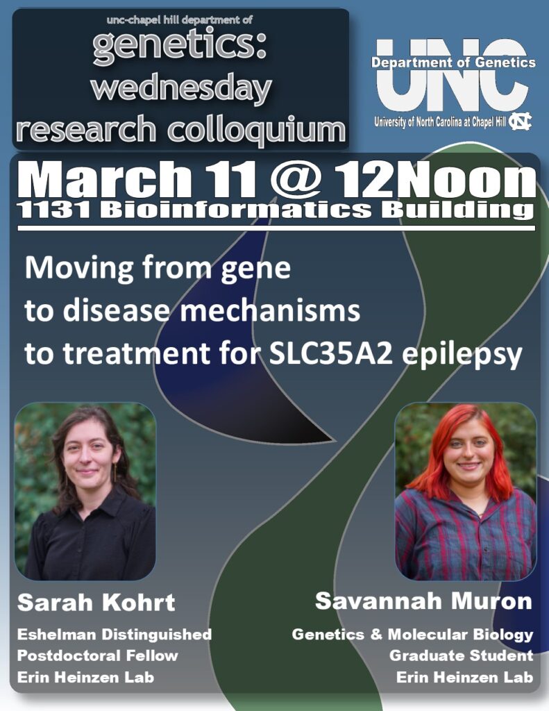 Genetics Colloquium_26 0311 Kohrt and Muron