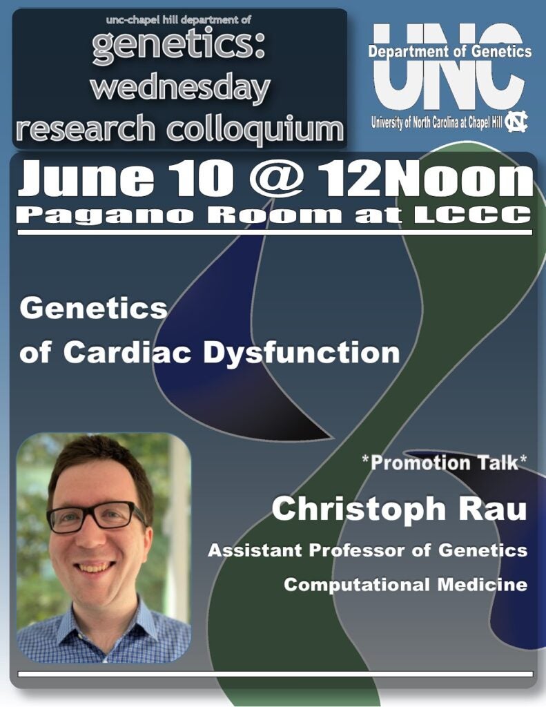 Genetics Colloquium_26 0610 Christoph Rau