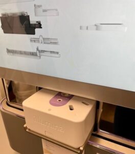 Material is inserted into the NextSeq 2000