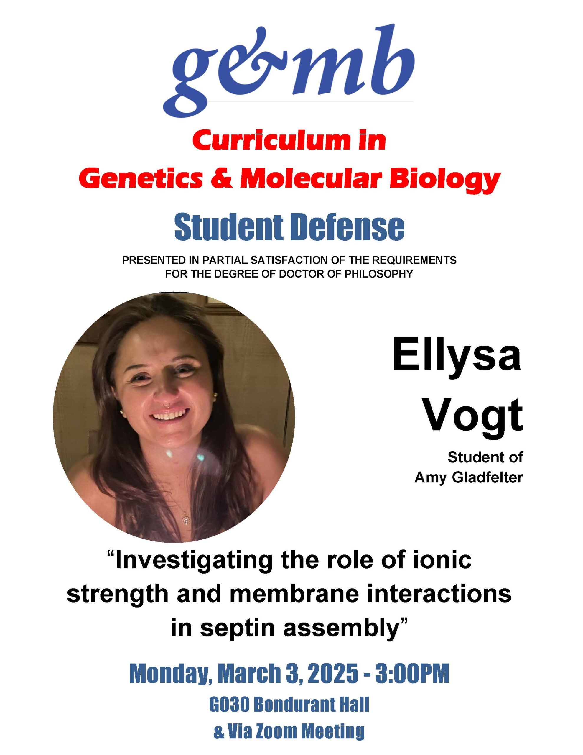 Ellysa Vogt_Defense Announcement 25 0303