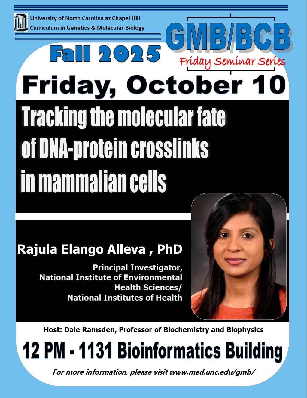 GMB BCB Seminars 25 1010 Rajula Alleva