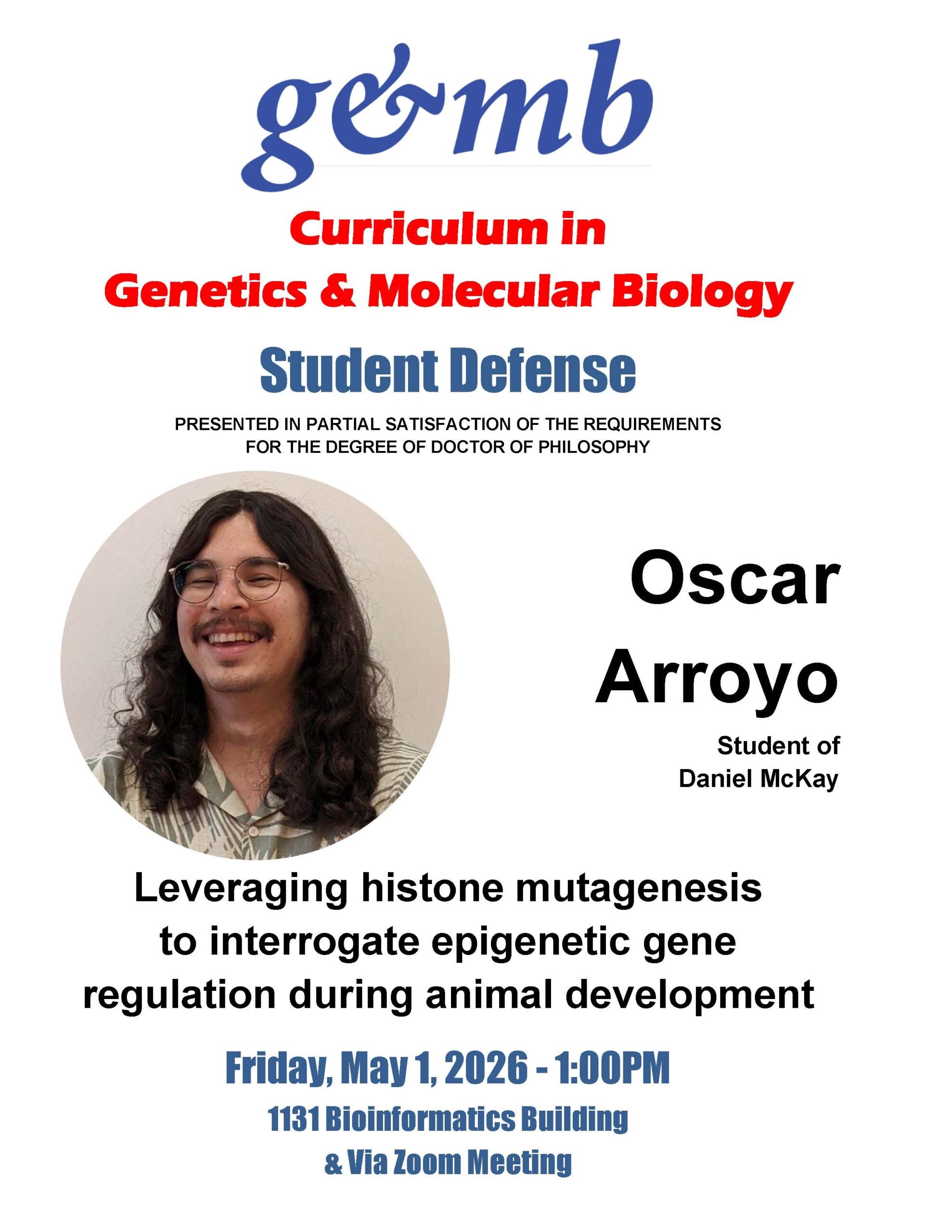 Oscar Arroyo_Defense Announcement 26 0501