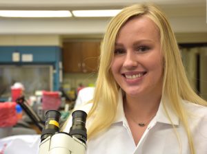 Incoming Division of Clinical Laboratory Sciences student Morgan Fisher has received a scholarship from the American Society for Clinical Laboratory Science.